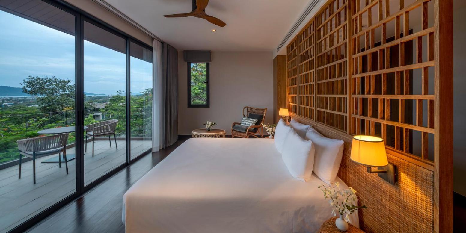 Noku Phuket Hotel Chalong Bagian luar foto A bedroom at the hotel